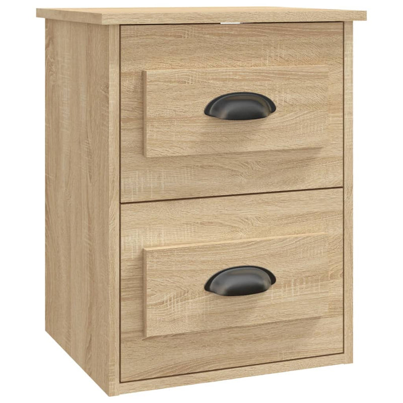 Wall-mounted Bedside Cabinets 2 pcs Sonoma Oak 41.5x36x53cm