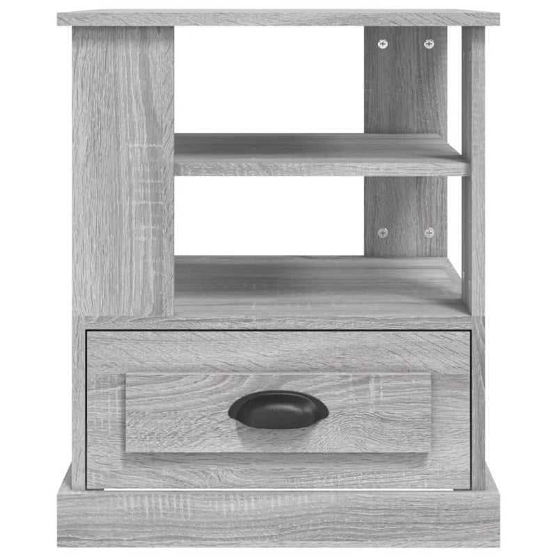 Side Table Grey Sonoma 50x50x60 cm Engineered Wood