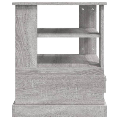 Side Table Grey Sonoma 50x50x60 cm Engineered Wood