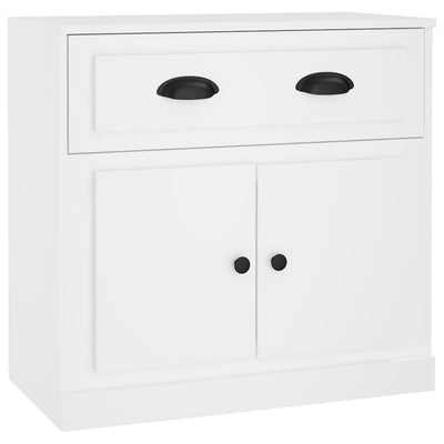 Sideboard White 70x35.5x67.5 cm Engineered Wood