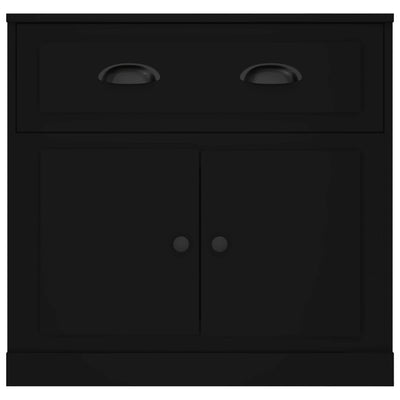 Sideboard Black 70x35.5x67.5 cm Engineered Wood