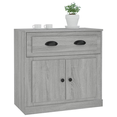 Sideboard Grey Sonoma 70x35.5x67.5 cm Engineered Wood