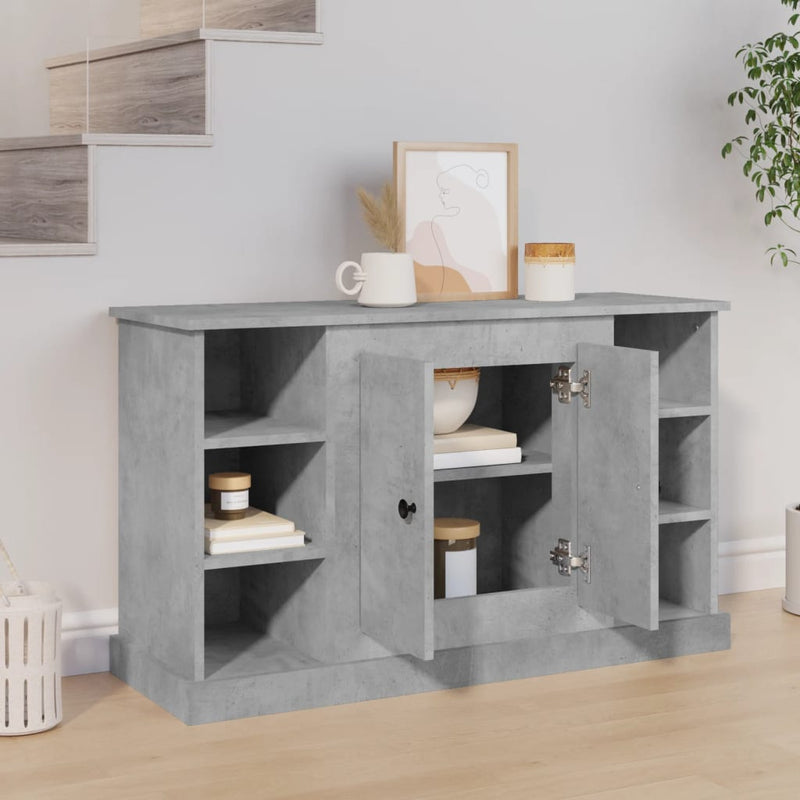 Sideboard Concrete Grey 100x35.5x60 cm Engineered Wood