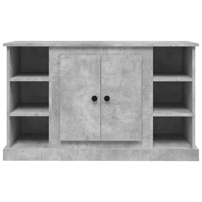 Sideboard Concrete Grey 100x35.5x60 cm Engineered Wood