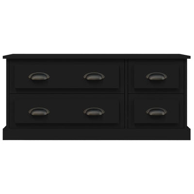 TV Cabinet Black 100x35.5x45 cm Engineered Wood