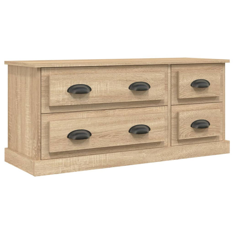 TV Cabinet Sonoma Oak 100x35.5x45 cm Engineered Wood