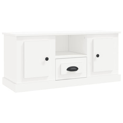 TV Cabinet White 100x35.5x45 cm Engineered Wood