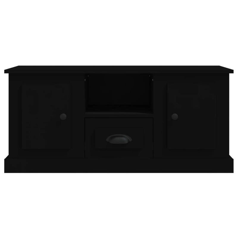 TV Cabinet Black 100x35.5x45 cm Engineered Wood