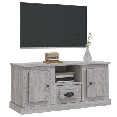 TV Cabinet Grey Sonoma 100x35.5x45 cm Engineered Wood