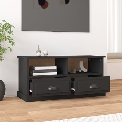 TV Cabinet Black 93x35.5x45 cm Engineered Wood