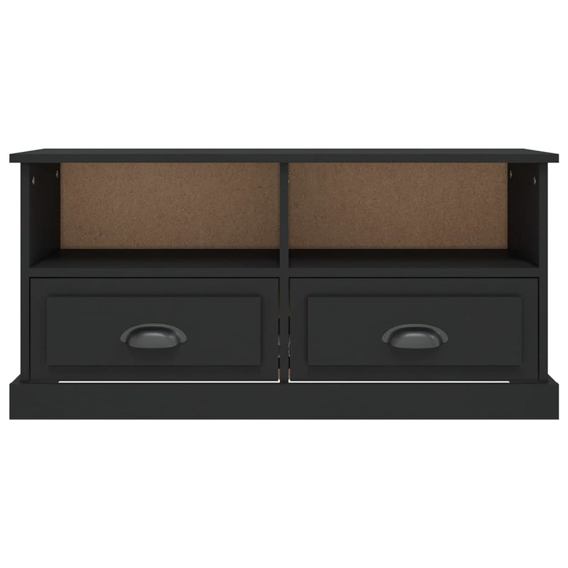 TV Cabinet Black 93x35.5x45 cm Engineered Wood