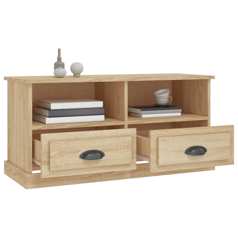 TV Cabinet Sonoma Oak 93x35.5x45 cm Engineered Wood