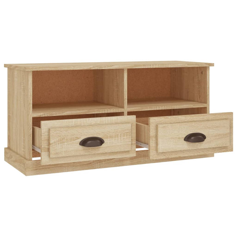 TV Cabinet Sonoma Oak 93x35.5x45 cm Engineered Wood