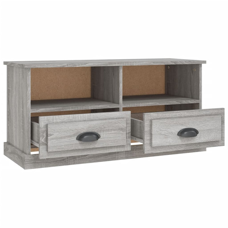 TV Cabinet Grey Sonoma 93x35.5x45 cm Engineered Wood