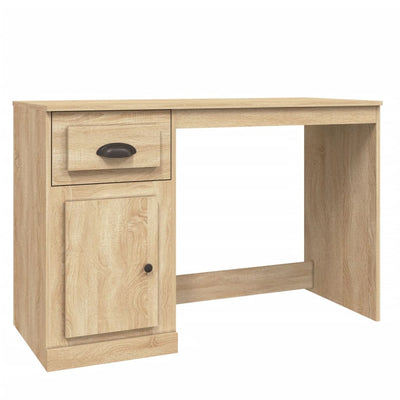 Desk with Drawer Sonoma Oak 115x50x75 cm Engineered Wood