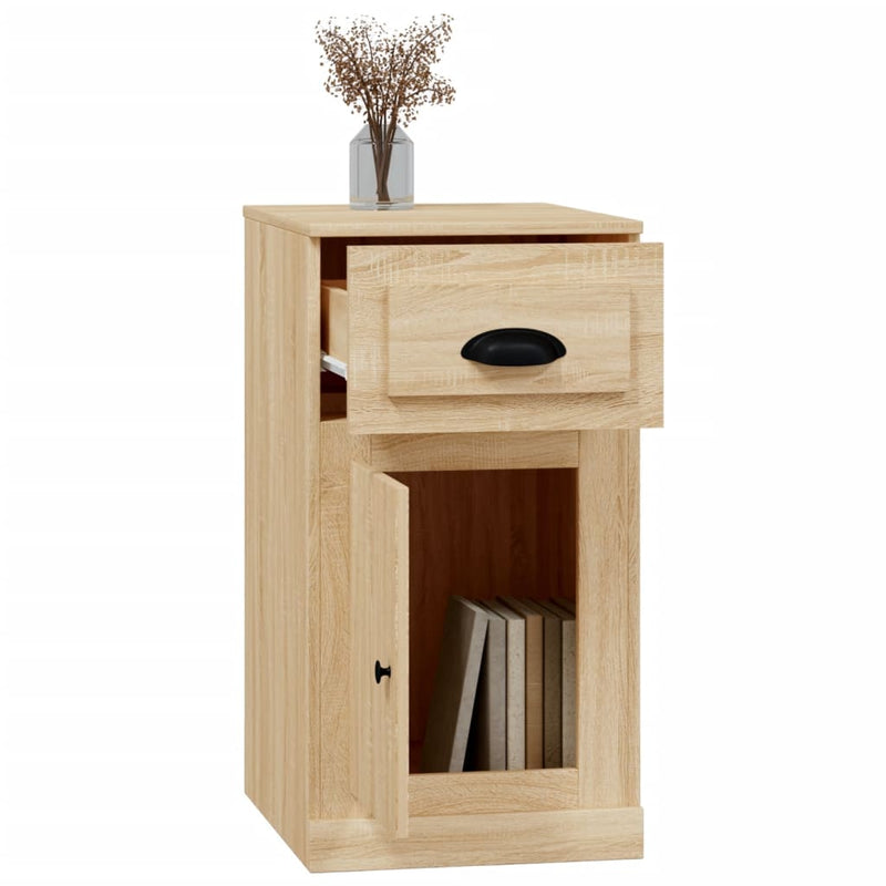 Side Cabinet with Drawer Sonoma Oak 40x50x75 cm Engineered Wood