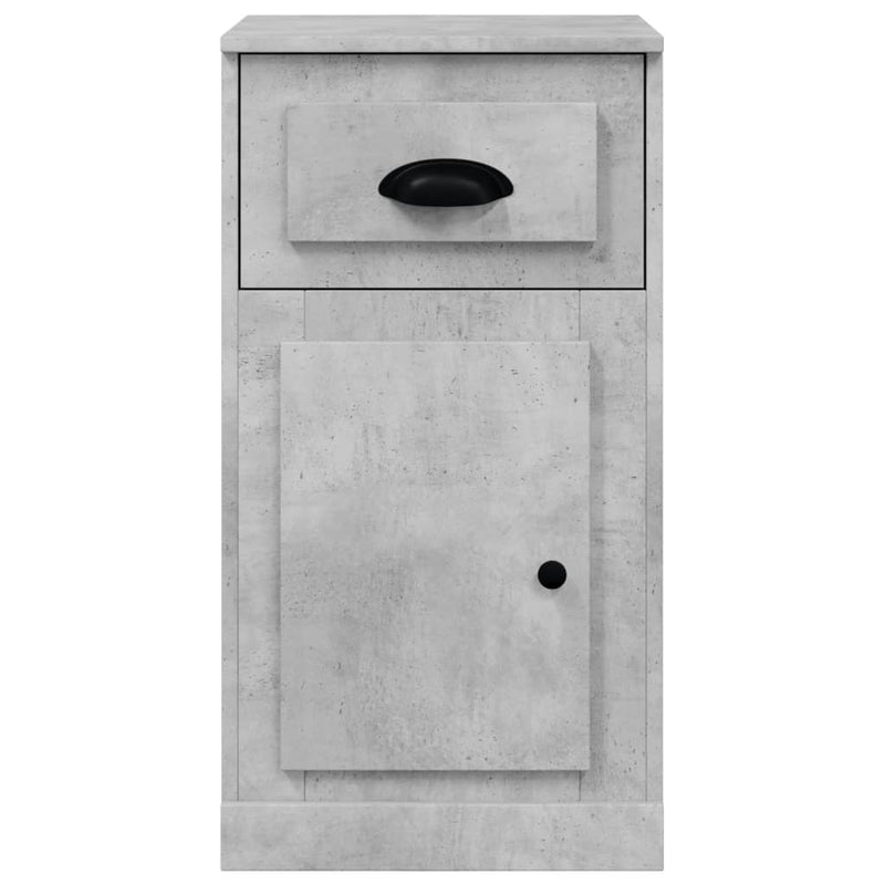 Side Cabinet with Drawer Concrete Grey 40x50x75 cm Engineered Wood