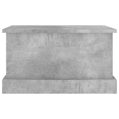 Storage Box Concrete Grey 50x30x28 cm Engineered Wood