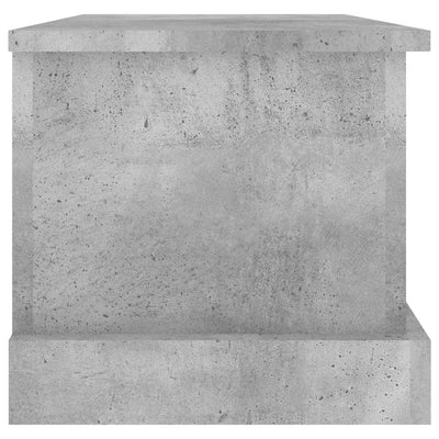 Storage Box Concrete Grey 50x30x28 cm Engineered Wood