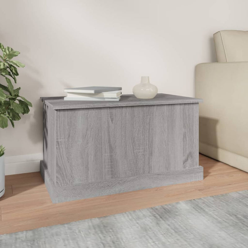 Storage Box Grey Sonoma 70x40x38 cm Engineered Wood