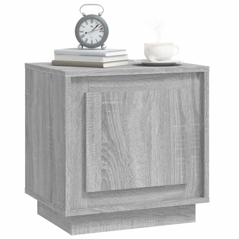 Bedside Cabinet Grey Sonoma 44x35x45 cm Engineered Wood