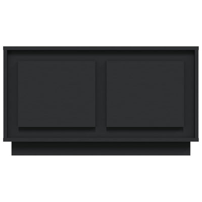 TV Cabinet Black 80x35x45 cm Engineered Wood