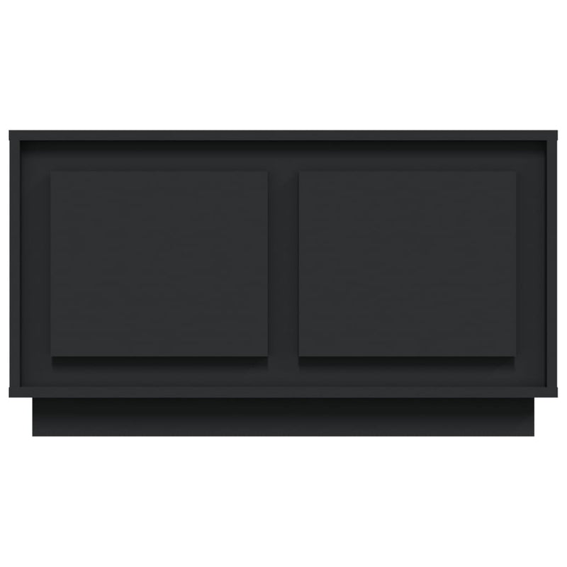 TV Cabinet Black 80x35x45 cm Engineered Wood