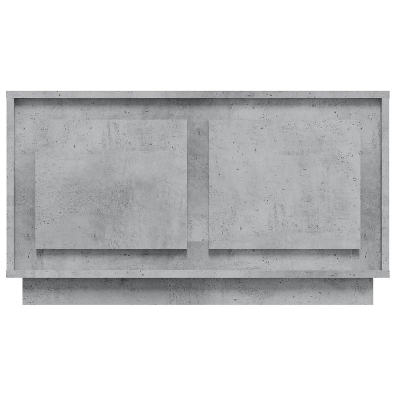 TV Cabinet Concrete Grey 80x35x45 cm Engineered Wood