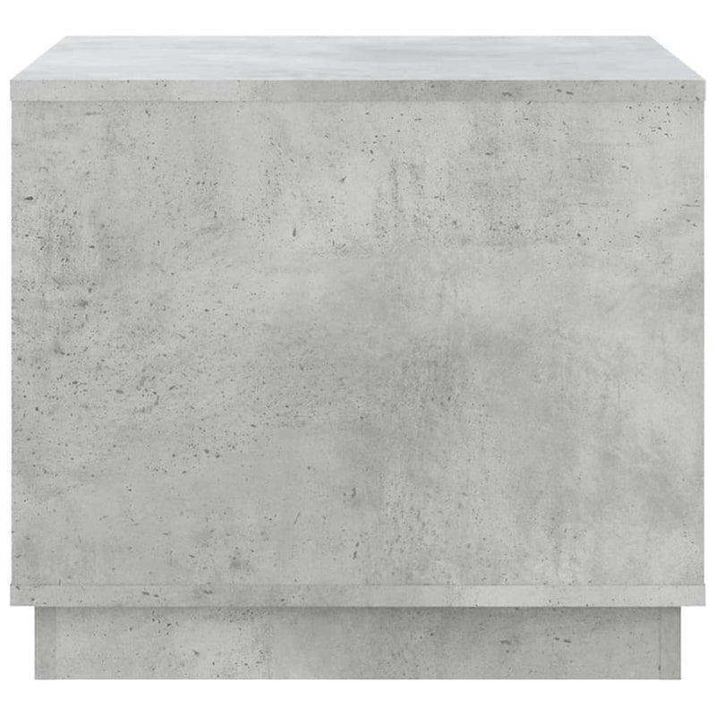 Coffee Table Concrete Grey 51x50x44 cm Engineered Wood