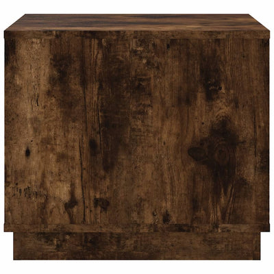 Coffee Table Smoked Oak 51x50x44 cm Engineered Wood