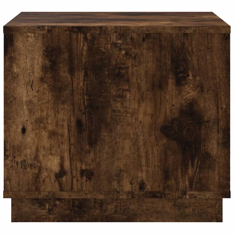 Coffee Table Smoked Oak 51x50x44 cm Engineered Wood