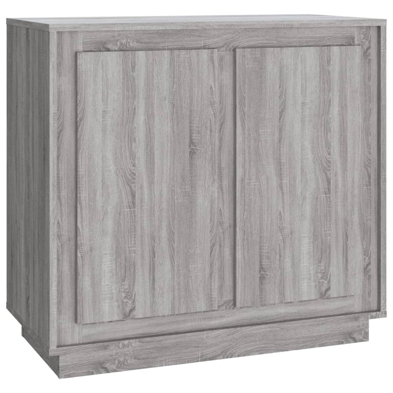 Sideboard Grey Sonoma 80x34x75 cm Engineered Wood