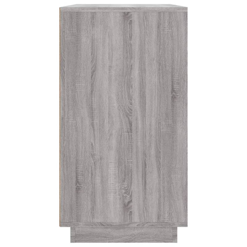 Sideboard Grey Sonoma 80x34x75 cm Engineered Wood