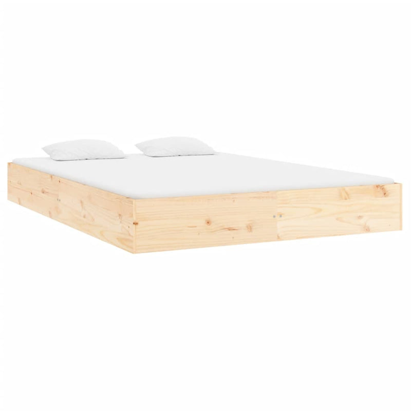 Bed Frame 153x203 cm Queen Solid Wood