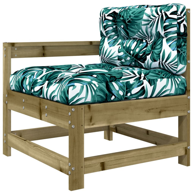 3 Piece Garden Lounge Set with Cushions Impregnated Wood Pine