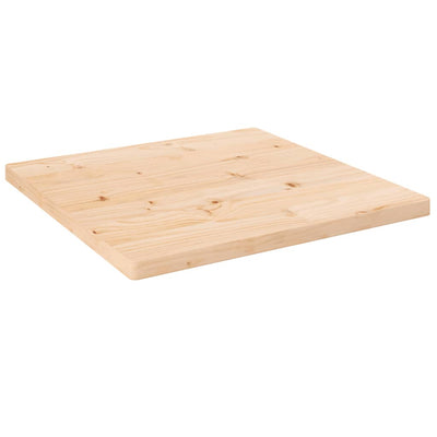 Table Top 50x50x2.5 cm Solid Wood Pine Square