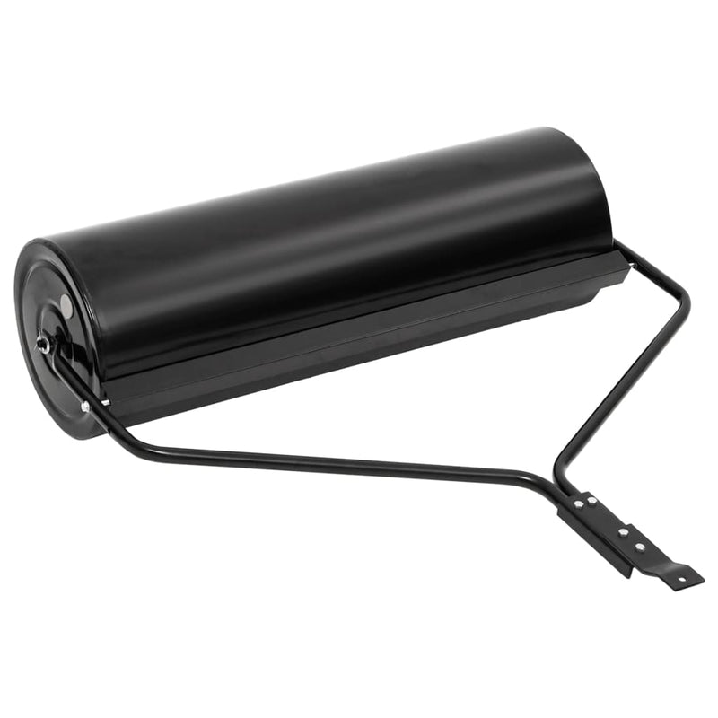 Garden Lawn Roller Black 63 L Iron