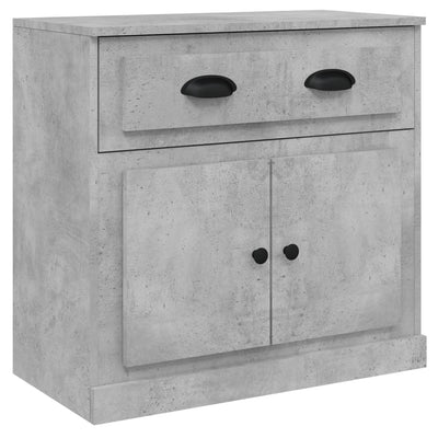 Sideboards 3 pcs Concrete Grey Engineered Wood