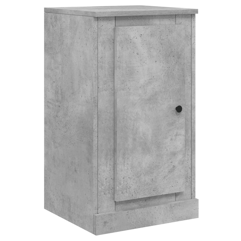 Sideboards 3 pcs Concrete Grey Engineered Wood