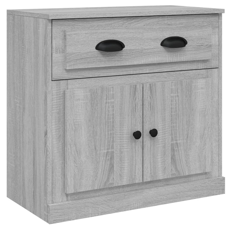 Sideboards 3 pcs Grey Sonoma Engineered Wood