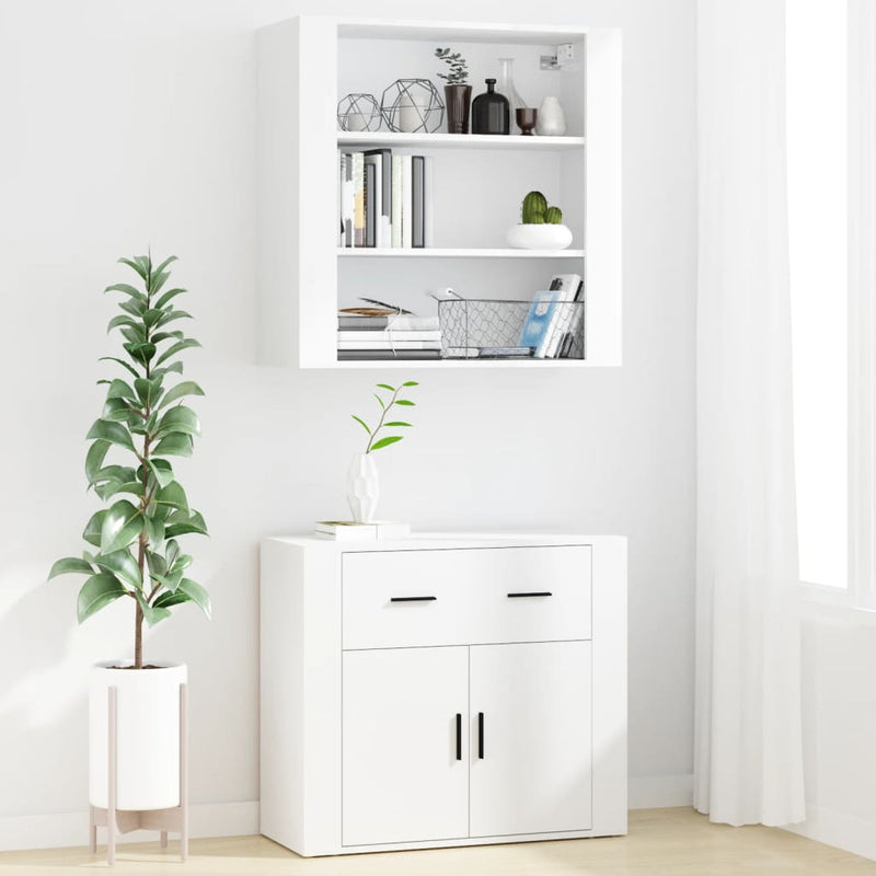 Highboard White Engineered Wood