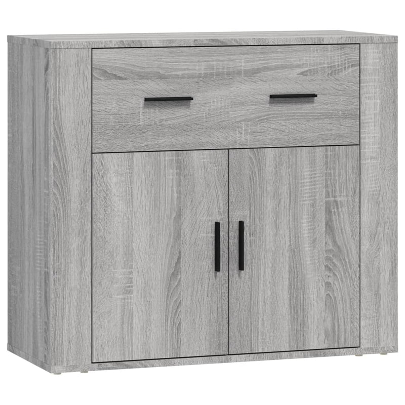 Sideboards 3 pcs Grey Sonoma Engineered Wood