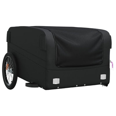 Bike Trailer Black 45 kg Iron