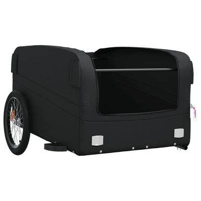 Bike Trailer Black 45 kg Iron