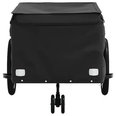 Bike Trailer Black 45 kg Iron