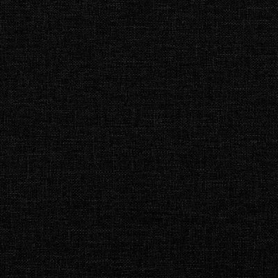 L-shaped Sofa Bed Black 275x140x70 cm Fabric
