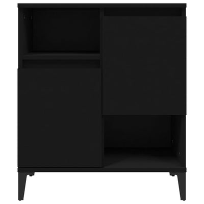 Sideboards 2 pcs Black 60x35x70 cm Engineered Wood