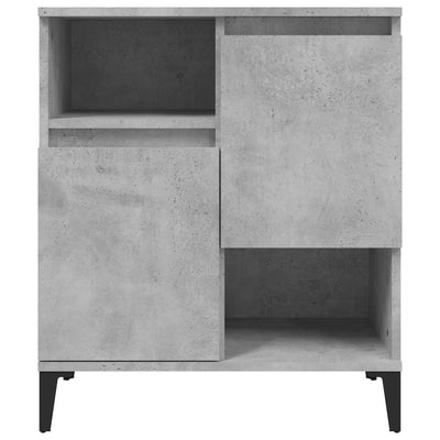 Sideboards 2 pcs Concrete Grey 60x35x70 cm Engineered Wood