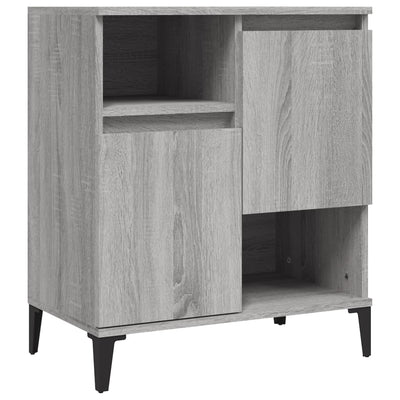 Sideboards 2 pcs Grey Sonoma 60x35x70 cm Engineered Wood