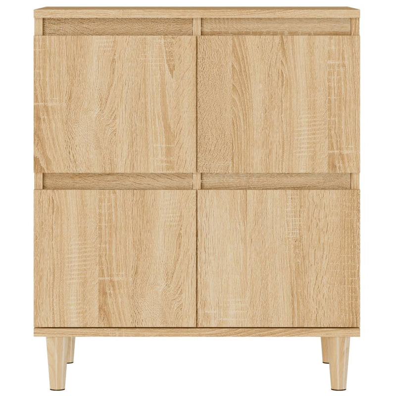 Sideboards 2 pcs Sonoma Oak 60x35x70 cm Engineered Wood